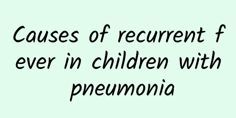 Causes of recurrent fever in children with pneumonia