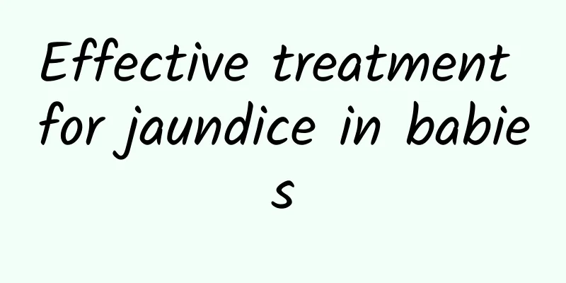 Effective treatment for jaundice in babies