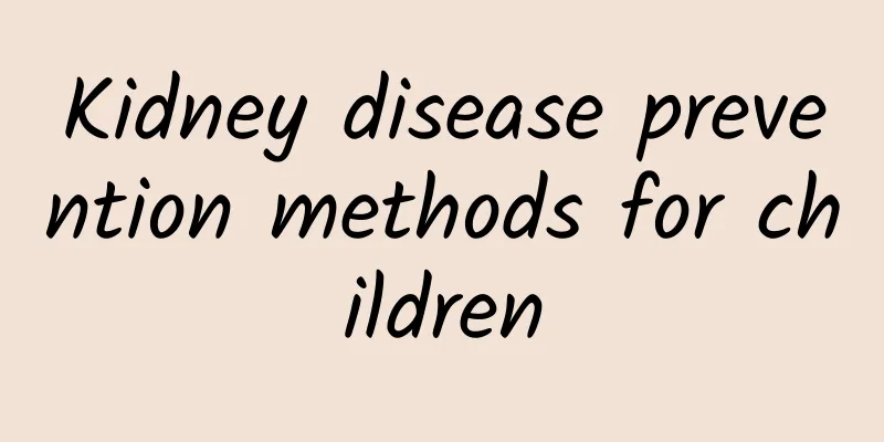 Kidney disease prevention methods for children
