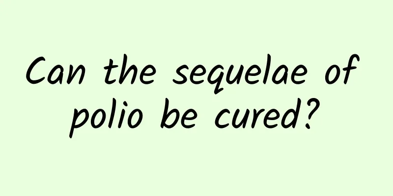 Can the sequelae of polio be cured?