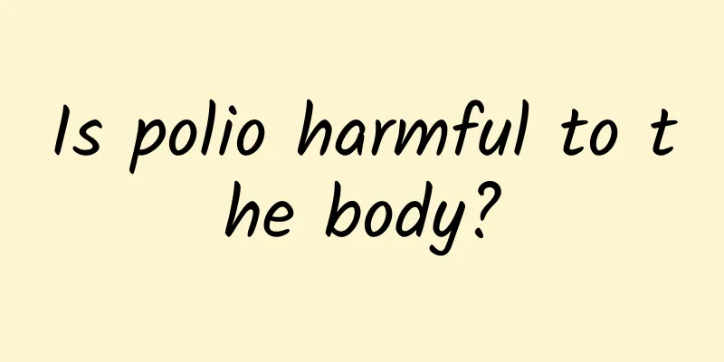 Is polio harmful to the body?